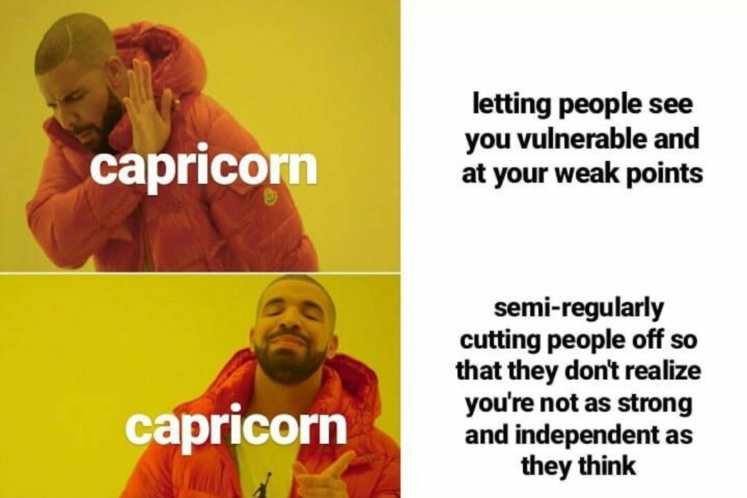 Capricorn meme, astrology meme, zodiac