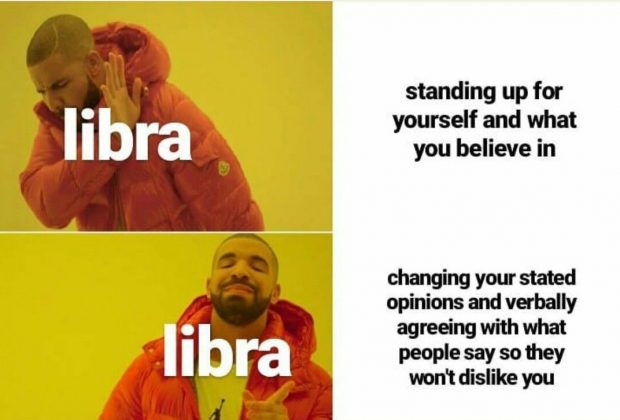 Libra meme, astrology meme, zodiac