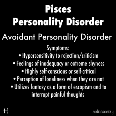 pisces memes | avoidant personality disorder on Tumblr