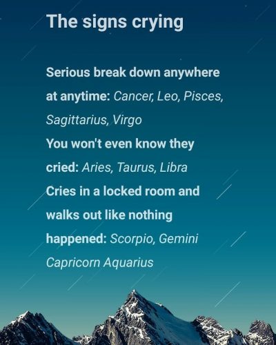 So True ways how Horoscope Signs react when crying. #Gemini explore Pinterest”> #Gemini