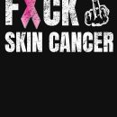 Fck Cancer Shirt Skin Cancer T Shirt F Ribbon Design Women’s Relaxed Fit T-Shirt,…
