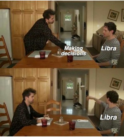 Libra meme, astrology meme, zodiac