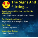 The Signs and Flirting Says They Can’t Flirt but Can Flirt Like a Lóve…