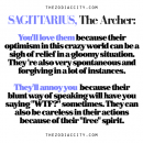 zodiaccity: “Sagittarius: The Archer — Why You’ll Love Them & Why They’ll Annoy You…