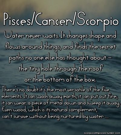 pisces cancer scorpio Pisces World tumblr