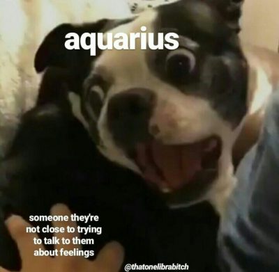 Aquarius meme, astrology meme, zodiac