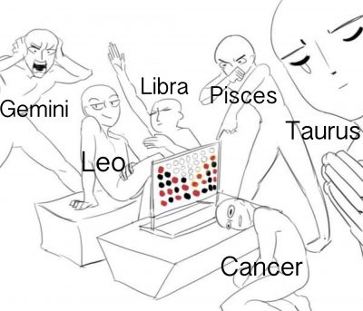 LMAOOOO the accuracy of this one is perfection. And as a Cancer I can…