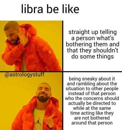 Libra meme, astrology meme, zodiac