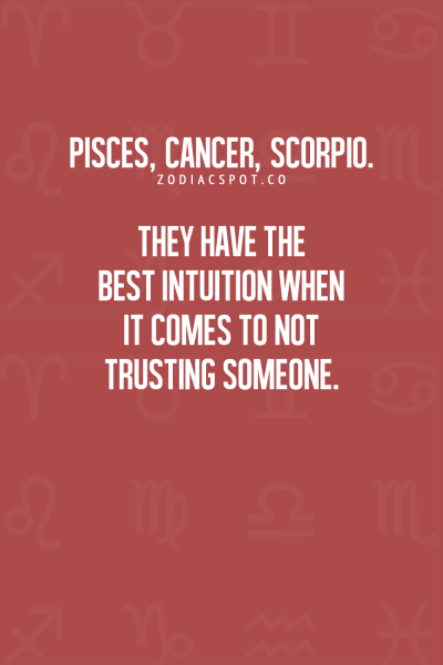 Pisces, Cancer Zodiac Sign , Scorpio