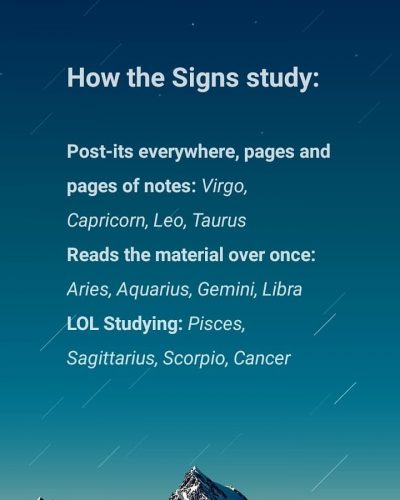 Funny ways how Horoscope Signs study, So True Im a Virgo and i put…