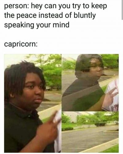 Capricorn meme, astrology meme, zodiac