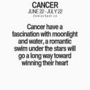 Cancer Zodiac Sign moonlight & water, romantic swim under the stars