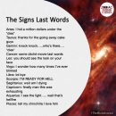 The Signs’ Last Word –