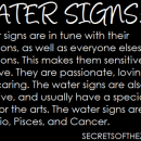 THE WORLD OF ASTROLOGY: Water signs Cancer, Scorpio and Pisces