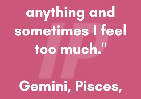 “Sometimes I do not feel anything and sometimes I feel too much.” #Gemini explore…