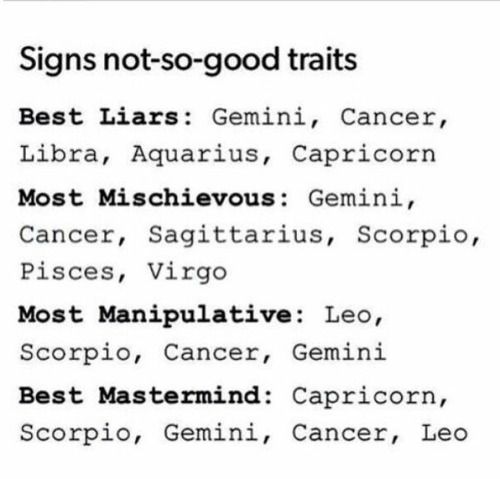 Notice how Cancer is in every one of these = don’t mess with me