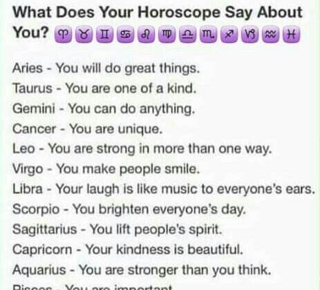 Zodiac horoscope