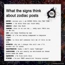 What The Signs Think About Zodiac Posts