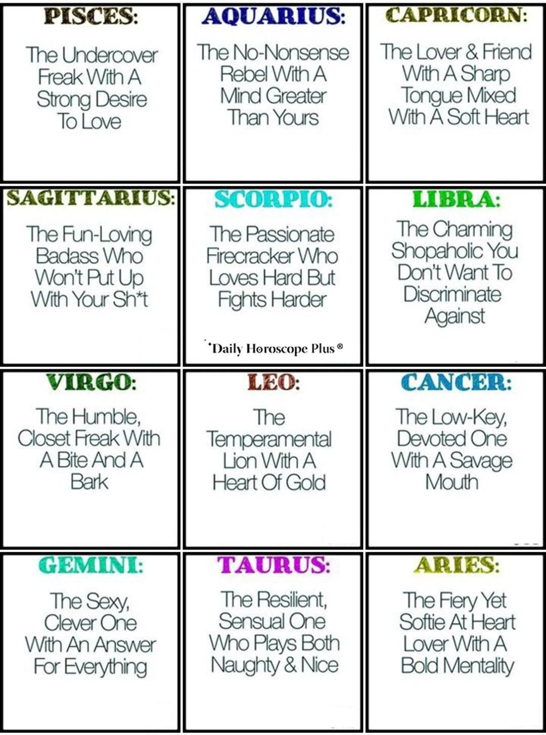 horoscope quotes funny