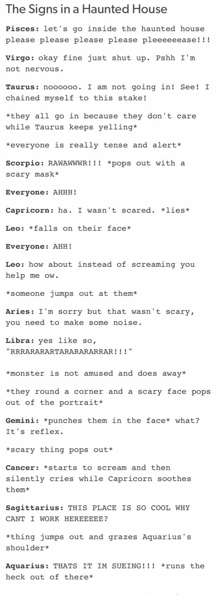 ZODIAC in hunted House