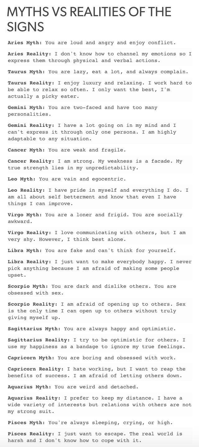 Virgo. “Sometimes to stay alive, you gotta kill your mind.” I would say this…