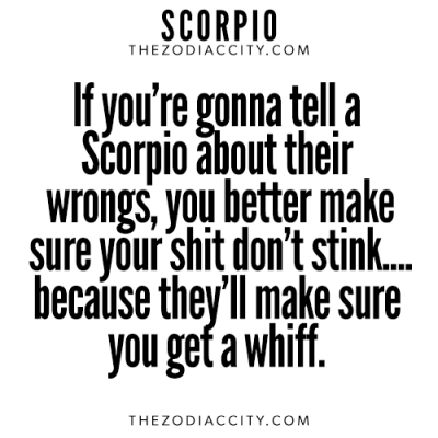 zodiaccity: Zodiac Scorpio Facts. For more zodiac fun facts, click here