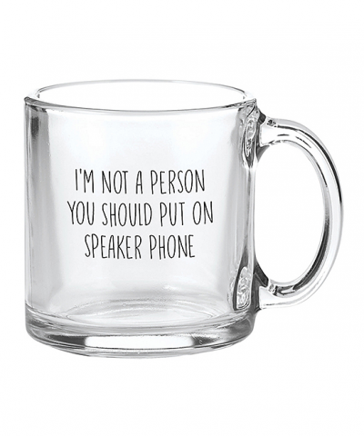 Santa Barbara Design Studio Speaker Phone Glass Mug | Zulily