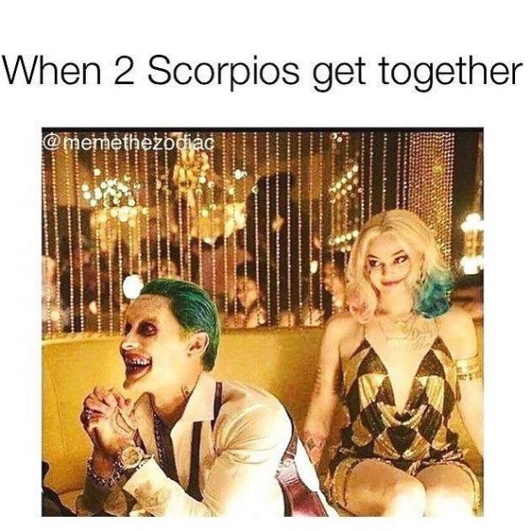 When 2 Scorpios Get Together - Zodiac Memes