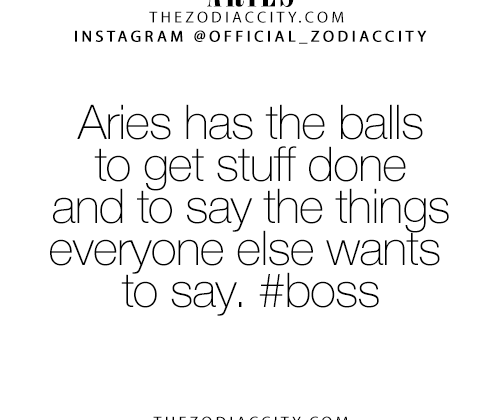 Zodiac Aries Facts! – For more zodiac fun facts, click here. Be a part…