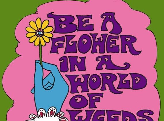 Be A Flower Art Print Illustration by Dawn Aquarius