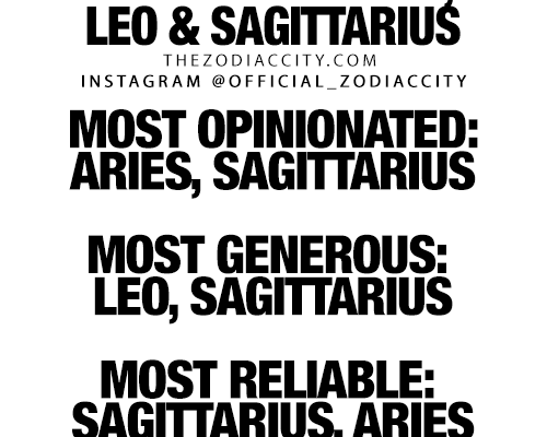 Zodiac Fire Signs: Aries, Leo & Sagittarius! – For more zodiac fun facts, click…