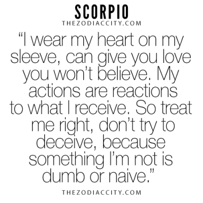 zodiaccity: “ Zodiac Scorpio Facts. For more zodiac fun facts, click here. ”