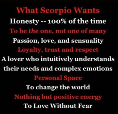 Scorpio – Horoscope Things