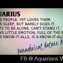 Aquarius the paradox