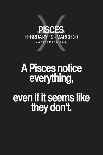 Don’t think I’m not I notice more than you think, even when you think…