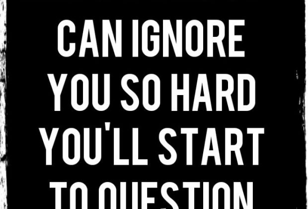 A Scorpio can ignore you so hard you’ll start to question your own existence…