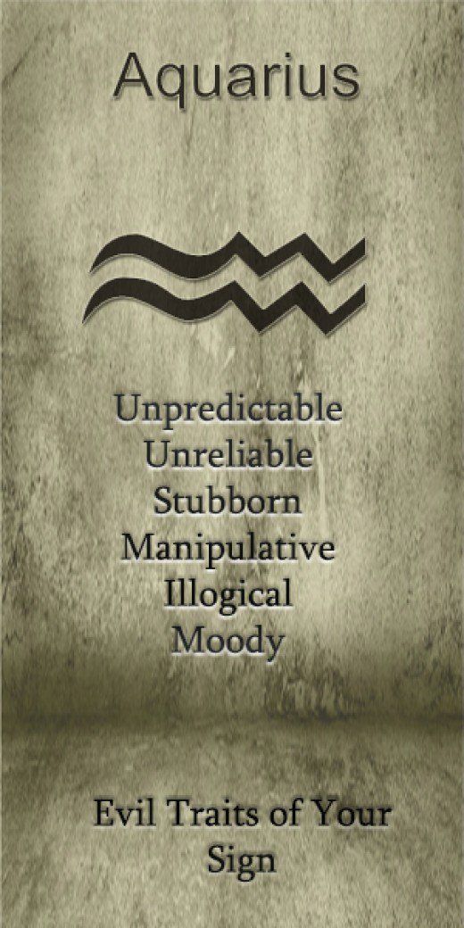 The Dark Side of Aquarius Astrology (Humor)