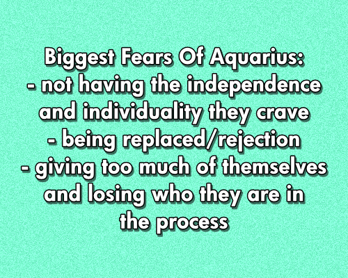 Fears of an Aquarius
