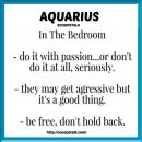 aquarius in the bedroom
