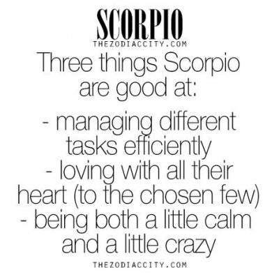 Zodiac Scorpio Facts. For more zodiac fun facts, click here