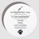 My Sagittarius Feline Zodiac Car Magnet Sign 7″ perfect gift for father dad and…
