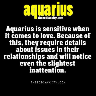 Aquarius, relationships – Yup! It needs to be real