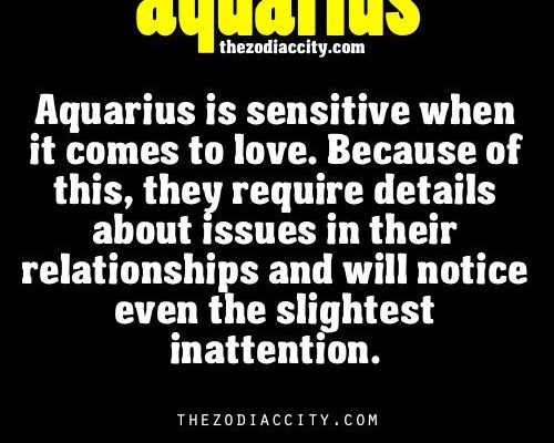 Aquarius, relationships – Yup! It needs to be real