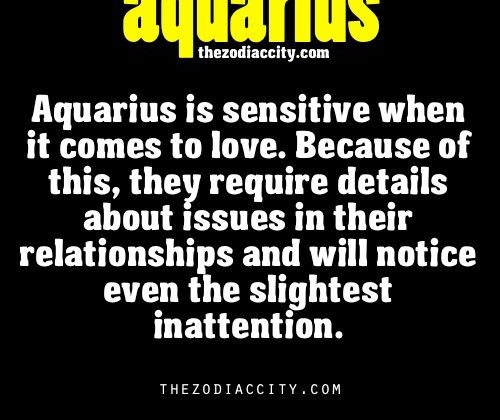 Aquarius, relationships – Yup! It needs to be real