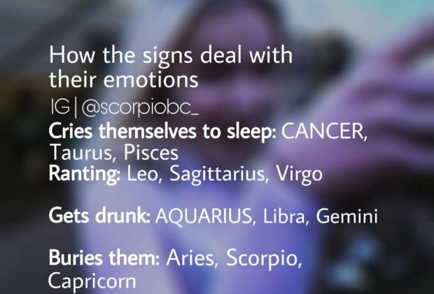 How the signs deal with their #Zodiac #WaterSigns #ScorpioSeason #ScorpioWoman #funnymemes