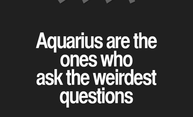 Aquarius. More