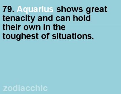 ZodiacChic Post:Aquarius