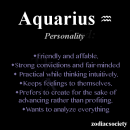 Aquarius Personality. Sounds about right