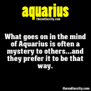 ZODIAC AQUARIUS FACTS – What goes on in the mind of Aquarius is often…