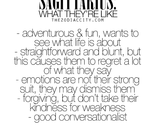Sagittarius: What They’re Like. | Learn about your sign here —> Zodiac place